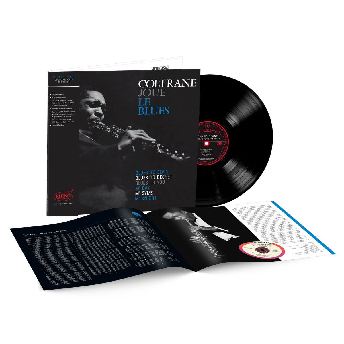 Coltrane Plays The Blues (Mono) (Rhino High Fidelity) (Unnumbered)